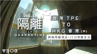 【隔離2.0】台灣返香港✈️Taiwan to Hong Kong Quarantine Vlog｜開箱隔離酒店 RoomTour｜21日隔離生活｜6次強制檢測｜華麗都會酒店 (中)