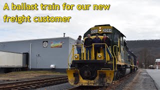 New Freight Customer Spotlight and Ballast Train Chase