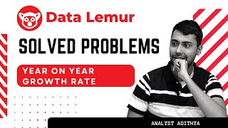 DataLemur Calculate YOY Growth Rate Solution | Wayfair SQL Interview Question | Analyst Adithya