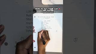 How to pay off your car 🚗 faster! #credit #creditrepair #financialfreedom #loan #money mindset