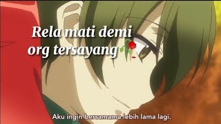 tidak ingin membohongi perasaan sehingga mengorbankan diri🥀