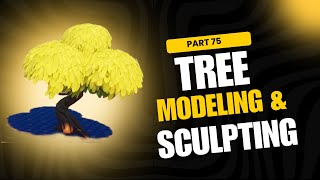 Tree Modeling \u0026 Sculpting Workflow | CGArtistAllRounder | Maya \u0026 ZBrush Tutorial|75