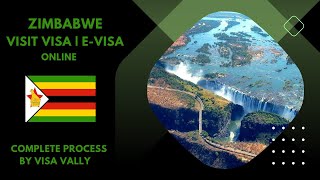 How To Apply Zimbabwe Visit Visa | E-Visa Online Complete Process by @Visavally