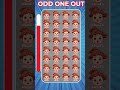 Find The Odd one Out | Emoji Quiz | Easy #135 | Odd emoji Out 🤯😲#shorts #emojichallenge #emojiquiz