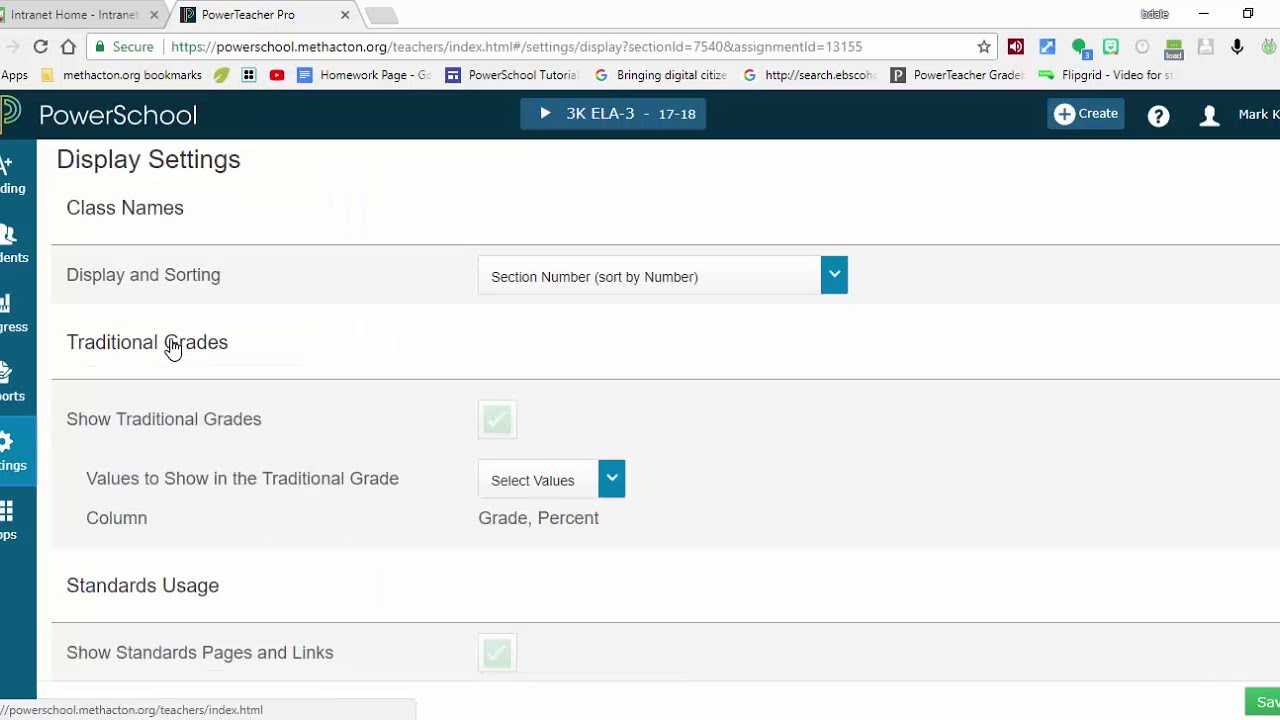 Powerschool Customize Class Names Youtube
