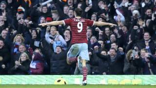 Andy Carroll on the mark as Hammers down Hull a report