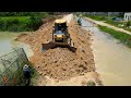 The Best Ultimate Project Building New Road High Speed Job Heavy Dozer Skill Cutting Soils In Water