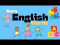 Easy English Words for kids | English Vocabulary | Preschool Learning | Kiddi Viddi