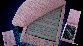 Capa para Kindle ou tablet em crochê