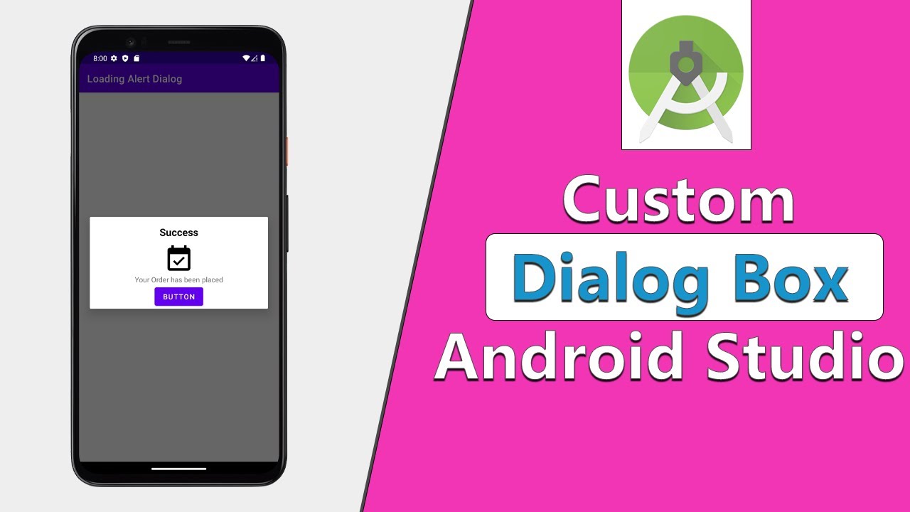 Custom Dialog Box In Android Studio - YouTube