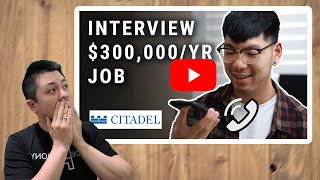 300k per year Quant Job Interview Reaction