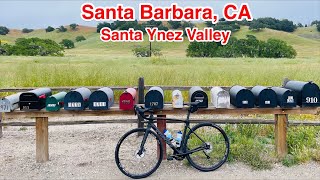 Cycling Santa Barbara CA - Santa Ynez Valley