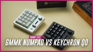 Glorious GMMK Numpad + Keychron Q0 Sound Test