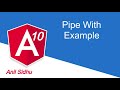Angular 10 tutorial #23 Pipe with example