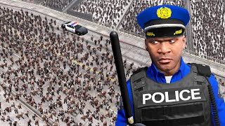 PLAYING as a POLICE OFFICER in a ZOMBIE Outbreak! (GTA 5)