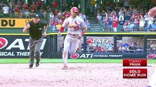 STL @MIL: Pham belts a solo home run to center field