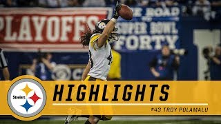 Troy Polamalu's Top Plays | Pittsburgh Steelers Career Highlights