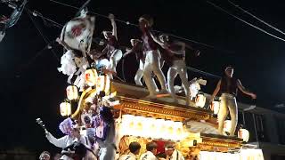 2023年 誉田八幡宮 秋祭 だんじり祭 王水町 ぶんまわし【撮って出し】