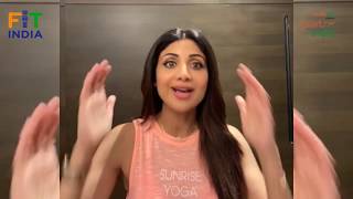 Shilpa Shetty's message on Fit India Active Day series for School children