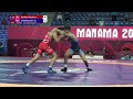 1/2 GR - 60 kg: A. MOHSEN NEZHA (IRI) v. D. UTEPKALIYEV (KAZ)