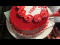 ഞാൻ sale ചെയ്യുന്ന red velvet cake റെസിപ്പി 1kg red velvet cake receipe sugar bloom by shaima