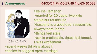 Femanon's Open Marriage Goes Wrong — 4Chan Greentext Stories