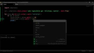 detect flash drive in Windows using Python