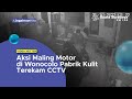 Aksi Maling Motor di Wonocolo Pabrik Kulit Terekam CCTV