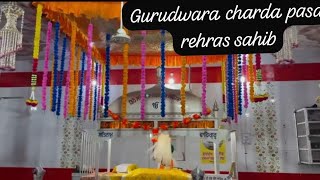 Gurdwara charda pasa #gurbani #rehrassahiblive #sikhprayer #viralvideo #harmandirsahibji #live