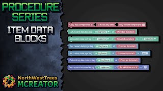 Item Data Blocks | MCreator Procedure Tutorial