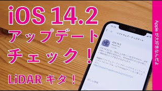 LiDAR活用来たー！iOS 14.2アップデートの新機能をチェック！iPhone 12 Proに入れてみました・Watchの心電図は？