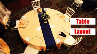 Events Table Layout