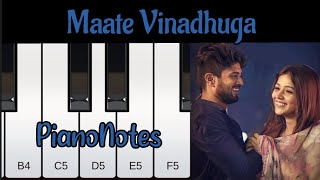 Taxiwala-Maate Vinadhuga//Piano Tutorial for Beginners//Real Piano//#PianoNotes