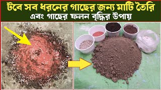 আদর্শ মাটি তৈরির সঠিক পদ্ধতি, garden soil, m agri