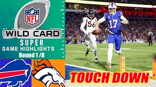 Bills Vs. Broncos [AFC - Wild Card] FULL GAME 3rd + 4th Highlights NFL 2024