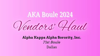 What'd You Buy @ the 71st Alpha Kappa Alpha AKA® Boule 2024? 💚  #20PinkPearlsAKABoule2024