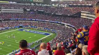 49ers fans take over SoFi Stadium.
