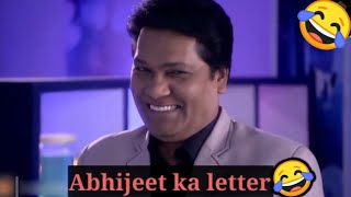 abhijeet ka funny letter part-2/cid comedy scenes😂/cid funny moments