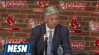 Dave Dombrowski announces Red Sox acquisition of 1B/OF Steve Pearce