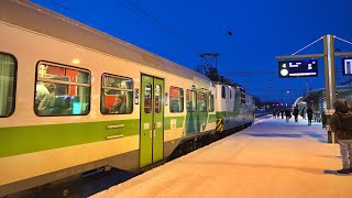 Viimeinen Eil-juna Kouvolaan Keravalla 12.12.2024 (HLV 233)