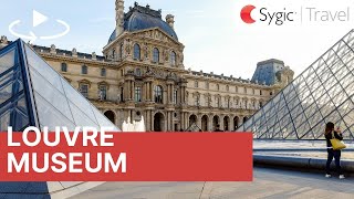 360 video: A sunset view at Louvre's Pyramid, Paris, France