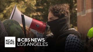 UCLA cancels in-person classes after protests continue on campus