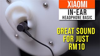 Xiaomi In-ear headphones basic review - Best budget Sound for just RM10