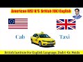 american vs british english vocabulary showdown