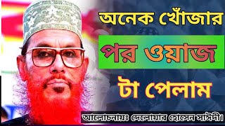 অনেক খোঁজাখুঁজির পর ওয়াজ টা পেলাম। দেলোয়ার হোসেন সাঈদী।