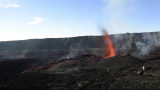 Peak of the Furnace volcano explosion! 31.01.2017