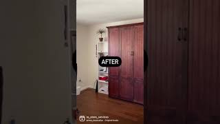 Before/After Restoration after water leak