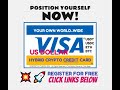 BOOMERANG & WAAS sell them WORLDS FIRST VISA HYBRID CRYPTO CREDIT CARD get yours TOP TEAM ROB BUSER