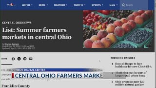 List: Summer farmers markets in central Ohio