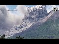 indonesia s merapi volcano erupts spews hot cloud up to seven kilometres